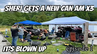 SUBSCRIBER RIDE | Sheri's Can Am X3 Motor Blows up and We Buy Her a NEW SXS | Episode 1