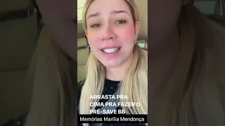 Marília Mendonça Cantando e falando sobre o lançamento da música Deprê.