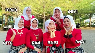 Dendang Dikideng Line Dance // Choreo #Rini_Hukom #Lucy_Irawati & #Windra (INA) // Demo #Cinta_Qta