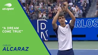 Carlos Alcaraz On-Court Interview | 2021 US Open Round 3