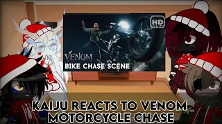 Kaiju Reacts to Venom Motorcycle chase || 27k special ||