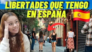 ¡5 LIBERTADES QUE TENGO EN ESPAÑA!🇪🇸 / En mi país no se puede vivir asi