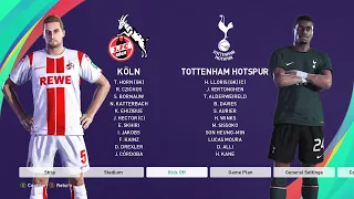 PES 2021 Gameplay : FC Koln VS Tottenham (2-1) Professional Level