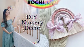 How To Make a Macrame Rainbow Wall Hanging for Nursery Decor