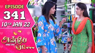 Anbe Vaa Serial | Episode 341 | 10th Jan 2022 | Virat | Delna Davis | Saregama TV Shows Tamil