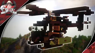 Minecraft: Modern Warfare AH-6M "Little Bird" | Helicopter Tutorial (Landed + In-Flight Version)