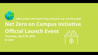 Net Zero on Campus Webinar and Community of Practice Launch - Western Hemisphere