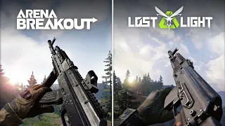 Lost Light FPP VS Arena Breakout | Weapons, Throwables and Graphics Comparison