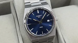 ВОЗВРАЩЕНИЕ ЛЕГЕНДЫ! Краткий обзор швейцарских кварцевых часов Tissot PRX 40 205 Quartz 2021 blue