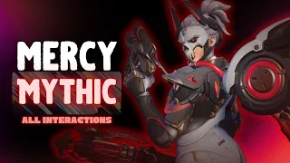 Mercy Mythic ALL new interactions | Overwatch season 10