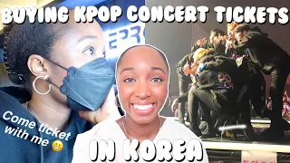 how to buy kpop concert tickets in korea + buying ATEEZ tickets with me