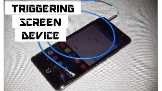 Triggering a Capacitive  Touch Screen, WITHOUT FINGERS
