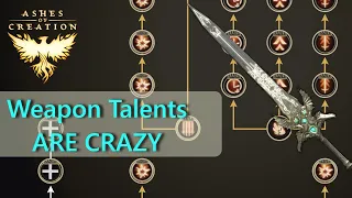 Ashes of Creation weapon talent system (it's great)