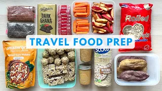 SNACK & MEAL PREP for TRAVEL | Easy Plant-Based Recipes and Hotel Meal Ideas