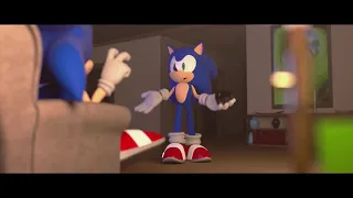 the incredibles movie clip but everyone is sonic