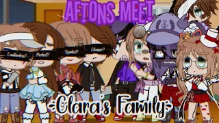 []Aftons meet Clara's family[]✨AU✨[]FNAF[]