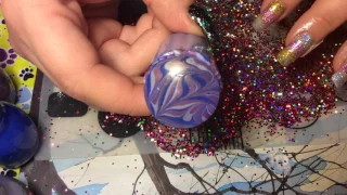 WATER MARBLE STAMPING!!!!  Stamp water marbles directly on your nails!