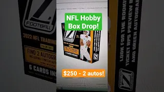 NFL HOBBY BOX DROP! 2022 Zenith football 2 autographs Panini