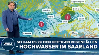 HOCHWASSERLAGE IM SAARLAND: Wie es zu dieser Unwetter-Kathastrope gekommen ist | WELT Analyse