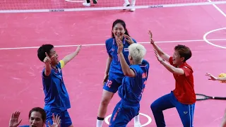 [FINAL] ไทยปะทะเวียดนามชิง🥇ตะกร้อ 4 คนหญิง THAILAND🇹🇭VS.🇻🇳VIETNAM  Women’s Quadrant Sepaktakraw