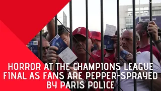 Horror at the Champions League Final as Fans are Pepper-Sprayed by Paris police