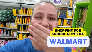 NOT EASY! SHOPPING FOR SCHOOL SUPPLIES AT WALMART. Life in USA.