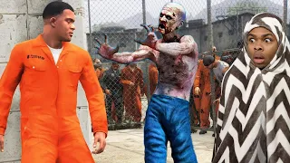 CAN YOU ESCAPE PRISON IN A ZOMBIE OUTBREAK APOCALYPSE IN GTA 5! (GTA 5 MODS RP)