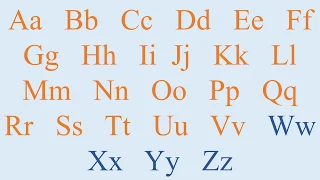 Алфавит Английский язык учим буквы