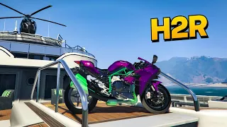 Utilizo Mi H2R Alterada Para Conseguir Un Yate De 300M Gta Rp