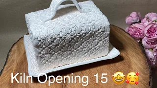 Kiln Opening 15 (recorded 21/05/2024) 🤩🥰 plus the first kiln explosion 🙈🤭