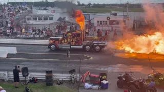 HELLFIRE JET TRUCK   IHRA Canadian Nationals Grand Bend Motorplex July 31,2022