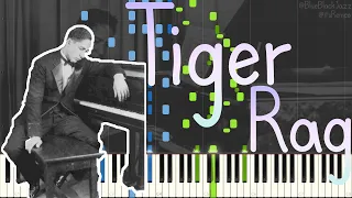 Jelly Roll Morton - Tiger Rag 1938 (Classic Jazz Piano Synthesia)