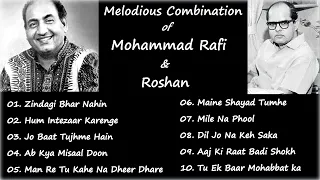 Mohammad Rafi Sings for Roshan || Melodious Solos