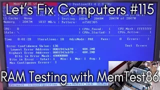 LFC#115 - RAM testing with Memtest86