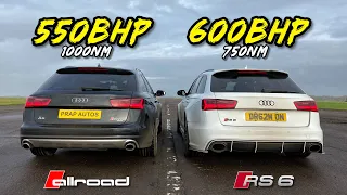 RS6 KILLER?.. 550HP BI TDI A6 ALLROAD vs 600HP RS6 PERFORMANCE