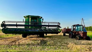 😥Цей Джон Дір нас скоро КоНче❗️Ахілес в поту, жнивуєм..Кукурудза PIONNER p8834, як ліс👍