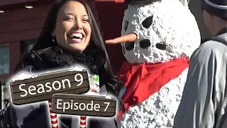 Scary Snowman Goes To Gatlinburg Tennessee - You Laugh You Win