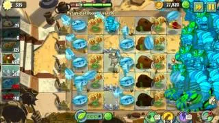 Pyramid of Doom Level 50 Perfect strategy - Plants vs Zombies 2 Endless Zone