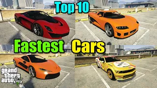 Top 10 Fastest Cars In GTA 5 Story Mode (2024)