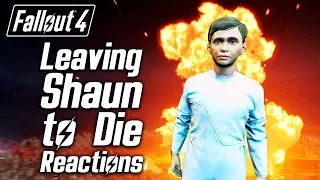 Fallout 4 - Leaving Shaun to Die - Sturges, Tinker Tom & Proctor Ingram's Reactions