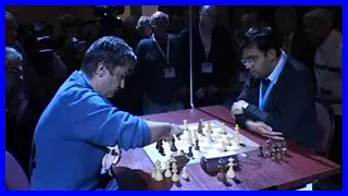 Viswanathan Anand vs Vassily Ivanchuk blitz game - A missed mate in one