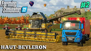 Harvesting SOYBEANS & mowing GRASS before Winter | Farming on Haut-Beyleron | Farming Simulator 22