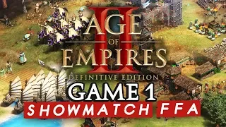 Age of Empires II FFA : Game 1 (ShowMatch 2000€ Cash prize)