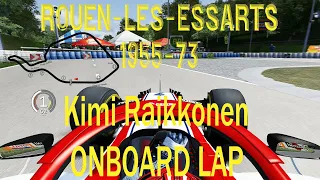 F1 2020 Rouen-Les-Essarts 1955-73 | Kimi Raikkonen Onboard | Assetto Corsa | Mando Xbox