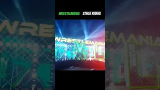 WrestleMania stage reveal | wrestlemania 40 stage reveal #wrestlemania #philadelphia #roman #shorts