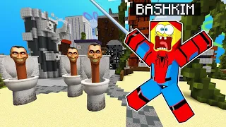 SKIBIDI TOILET VS SPIDERMAN 😱 IN MINECRAFT 👀