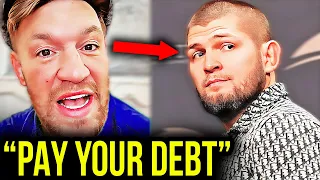 CONOR MCGREGOR GOES OFF ON KHABIB FOR 3 MILLION DOLLAR DEBT (NURMAGOMEDOV VS MCGREGOR)