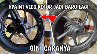 CARA Ripaint hitam VELG KUMUH JELEK JADI BARU LAGI  || DITON PREMIUM