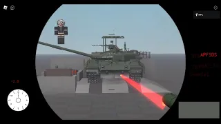 T-80BVM trying to destroy T-80BVM