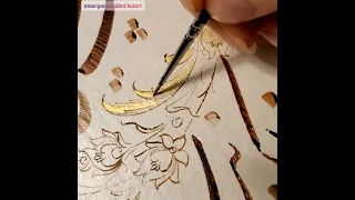 Persian illumination tutorial by Maryam Nadimi